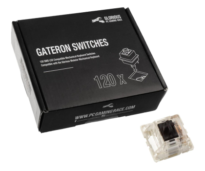 Podzespół komputerowy Glorious Gateron Black Switches (120 szt.) GAT-BLACK